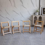 COMUHOME Folding Dining Chairs with Padded Seat Lightweight sillas para Fiestas,2 Pack Folding Chair for Dinner,Party Wedding,Picnic Event, 196LB Weight Capacity(Wood) COMUHOME