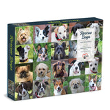 Galison Rescue Dogs Puzzle, 1000 Pieces, 27” x 20” – Difficult Dog Jigsaw Puzzle Featuring Stunning and Colorful Artwork – Thick, Sturdy Pieces, Challenging Family Activity Galison