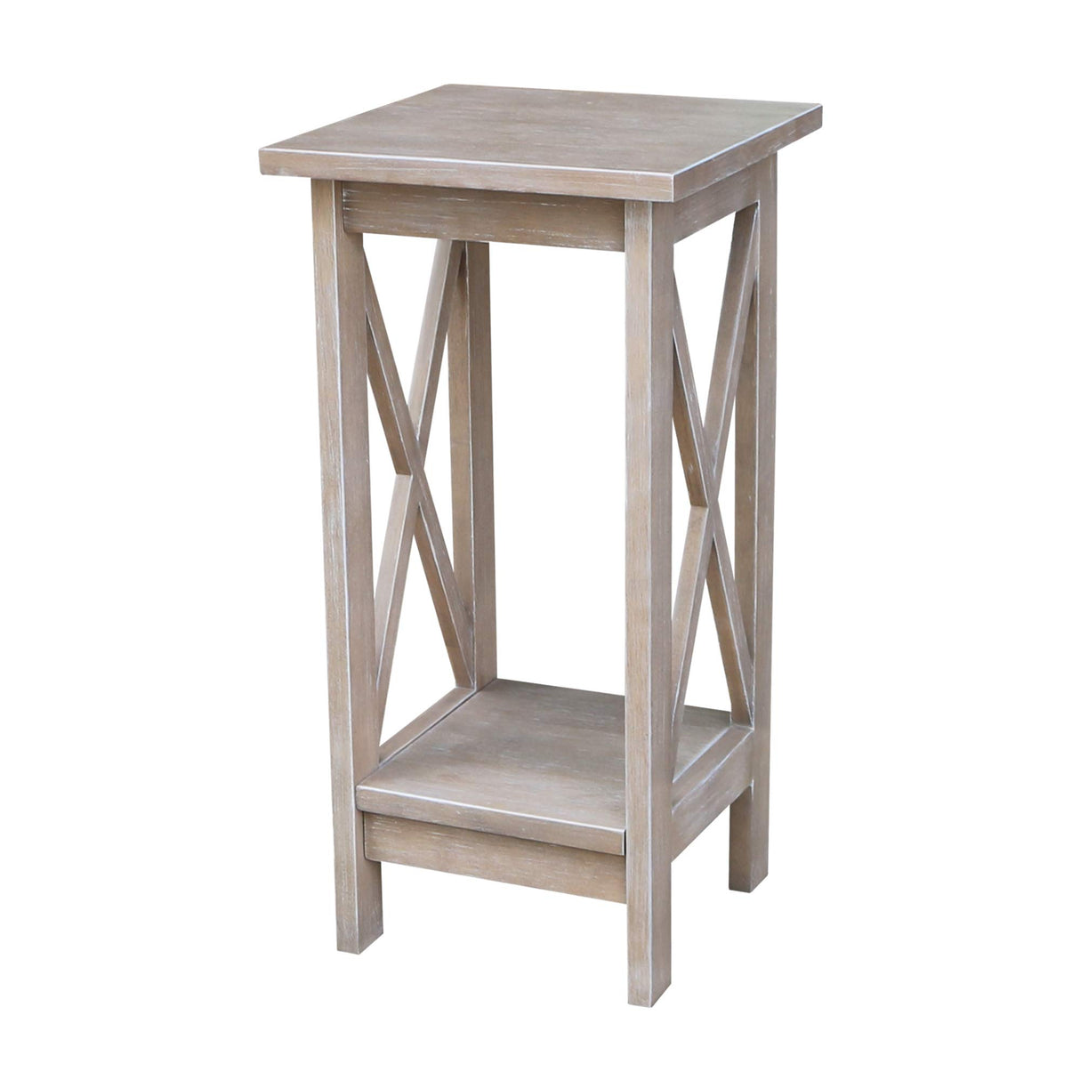 International Concepts 24" X-Sided Plant stand, Gray IC INTERNATIONAL CONCEPTS