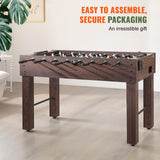 VEVOR Foosball Table, 55 inch Standard Size Foosball Table, Indoor Full Size Foosball Table for Home, Family, and Game Room, Soccer with Foosball Table Set, Includes 4 Balls and 2 Cup Holders VEVOR