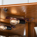 Tomkate Lighted Corner Display Curio Cabinet, Corner Curio Cabinet with Lights, 6 Shelf Corner Curio Display Cabinet with Lights, Mirrors and Adjustable Shelves for Living Room, Office, Bedroom (Oak) Tomkate