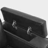 MCombo Power Recliner Chair with Adjustable Headrest, Home Theater Seating with USB & Type-C Port, Armrest Storage & LED Light HTS432SET (Dark Grey, Single Recliner) MCombo