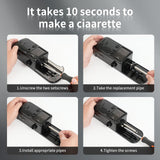 Electric Cigarette Rolling Machine, Portable Tobacco Injector Machine can Grind Filled with Herb, Tobacco, etc Suitable for Cigarette Tubes and Rolling Papers Iweden