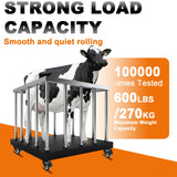 2 Inch Caster Wheels, Casters Set of 4 Heavy Duty Casters with Brake, Locking Casters with Polyurethane (PU) Wheels, Swivel Plate Castor Wheels for Cart Furniture and Workbench MSH&HCE