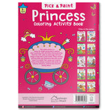 Princess: Pick and Paint Coloring Activity Book WoodArtSupply