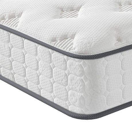 Vesgantti Twin Mattress, 10 Inch Twin Size Hybrid Mattress in a Box, Twin Bed Innerspring Mattress with Gel Memory Foam and Pocket Coils Spring, Tight Top Series Medium Firm Feel Vesgantti