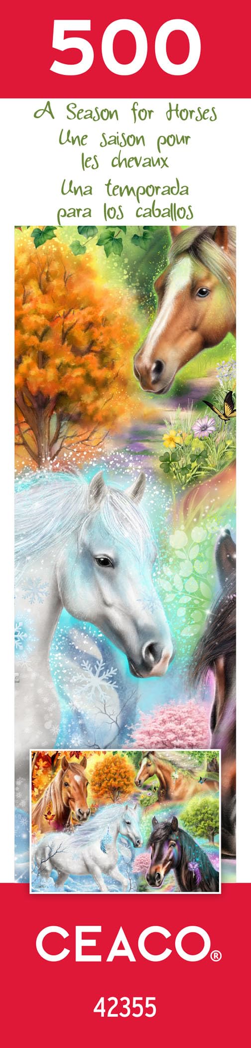 Ceaco - A Season for Horses - 500 Piece Jigsaw Puzzle Ceaco