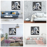 JFYHAB Dragon Diamond Painting Kits White Dragon Diamond Painting Kits for Adults 5D DIY Full Drill Dragon Diamond Art for Home Wall Decor 12x12inch JFYHAB