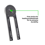 Toolzilla 7-Inch Aluminum Miter Saw Protractor Angle Finder - Measuring Tool with Multiple Scales Features for Woodworking Metalworking and All Building Trade TOOLZILLA
