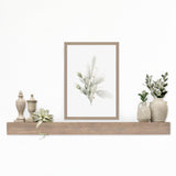 MCS 72-Inch Mantel, Master & Co Antique Natural Finsh Solid Wood Floating Fireplace Mantel, Long Floating Shelf for Livingroom with Wood Cleat Hanging System, Photo and Home Decor Display Shelf MCS