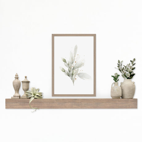 MCS 72-Inch Mantel, Master & Co Antique Natural Finsh Solid Wood Floating Fireplace Mantel, Long Floating Shelf for Livingroom with Wood Cleat Hanging System, Photo and Home Decor Display Shelf MCS