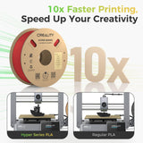 Creality Hyper PLA Filament Bundle 4KG, Up to 600mm/s High Speed 3D Printer Filament PLA, No-Tangling Stronger Toughness Fit Most 3D Printers Creality