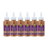 Aleene's Original 2 fl. oz. 6-Pack, America's Favorite Tacky Glue, 6 Pack, Ideal for Slime, Crafts and School Projects Aleene's