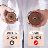 LOZABEE Wooden Coat Rack Stand, Vintage Wood Coat Rack Freestanding with Sturdy Triangle Base,Classic Coat Racks with 9 Hooks, Natural Birch Wood Entryway Coat Hall Tree Hanger Stand LOZABEE