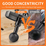 Boounyatin Sphere Rotary Burr with 5/8-11 Threads for 4 1/2 and 5 Inch Angle Grinder, Ball Gouge Angle Grinder Attachments Power Carving Tools for Woodworking Polishing Engraving Boounyatin