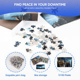 Puzzles for Adults 1000 Pieces,Lord of The Rings Puzzle,Waterfall Town 1000 Piece Puzzle for Adults Artwork Jigsaw Puzzle Family Game Puzzle Phinli