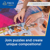 Trefl Eye-SPY Sneaky Peekers: Paris, France 1000 Piece Jigsaw Puzzle Prime 27"x19" Thick Cardboard, Surprising Details, Creative Entertainment for Adults and Children from 12 Years Old Trefl