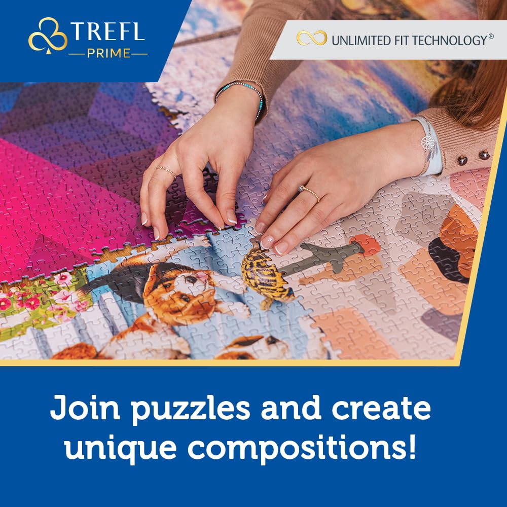 Trefl Eye-SPY Imaginary Cities: Rome, Italy 1000 Piece Jigsaw Puzzle Prime 27"x19" Thick Cardboard, Surprising Details, Creative Entertainment for Adults and Children from 12 Years Old Trefl