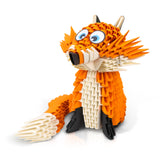 Creagami 3178728 Origami 3D Paper Sculpture Fox Craft Set for Adults and Children from 7 Years, 501 Pieces CreativaMente