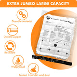 24 Pack Vacuum Storage Bags with Electric Pump, (5 Jumbo, 5 Large, 5 Medium, 5 Small, 4 Roll Up Bags) Space Saver Bag for Clothes, Mattress, Blanket, Duvets, Pillows, Comforters,Travel GONGSHI