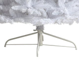 Nearly Natural 10ft. Slim White Artificial Christmas Tree with 800 Warm White LED Lights and 2420 Bendable Branches Nearly Natural