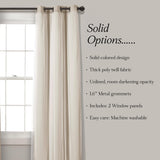 Lush Decor Sheer Grommet Curtains With Insulated Blackout Lining, Window Curtain Panels, Pair, 38"W x 84"L, Wheat - Curtain With Sheer Overlay, Elegant Blackout Curtains for Bedroom Lush Decor