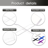 LIZ QNNALY Large Clear Acrylic Book Stand - Perfect for Displaying Open Books on Your Coffee Table - Ideal for Bibles, Cook Books, Guest Books, Magazines, Each with a Lucite Paperweight (Clear) LIZ QNNALY