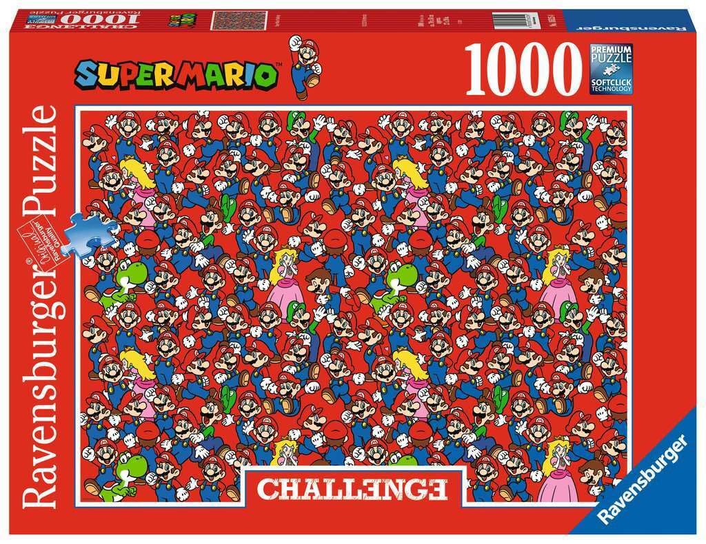 Ravensburger - Super Mario Challenge Collection 1000 Pieces Jigsaw Puzzle Gift for Her or Him Adult Puzzles