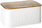 Mud Pie Circa Bread Box white, 5 1/4" x 12" Mud Pie