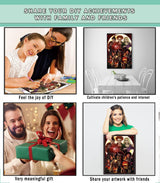 Diamond Painting Kits for Adults,Diamond Art Halloween HD Canvas DIY 5D Full Drill Round Crystal Rhinestone Gem Arts Dots Diamonds Craft Paint for New Home Wall Decor - Season of The Witch 12 x 16 in Clendo