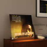 YuanDian Now Playing Vinyl Stand, Light up Now Spinning Record Stand, Wooden Acrylic Holder for Vinyl Album Display Storage, Vinyl Record LED Display Storage Collection Holder YuanDian