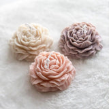 2 Pack 3.14 inch Peony Candle Molds Set - Large & Medium 2.55inch Silicone Mold for Soap Candle Making, 3D Flower Reusable Silicone Molds(Peony 2 Pack) Giliger