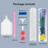 Stalente Diamond Painting Kits for Adults, Rose Flower Round Full Drill Diamond Art Kits, 5D DIY Paint with Diamonds Crafts for Home Wall Decoration Gifts 12×16 Inch, Butterfly Stalente