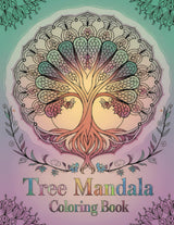 Tree Mandala Coloring Book: Tree Mandala Art – A Coloring Book with 50 Stress-Relieving and Meditative Designs WoodArtSupply