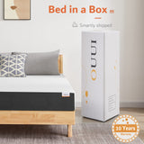 OUUI Twin Mattress, 5 Inch Cooling Gel Memory Foam Mattress in a Box with Breathable Cover Medium Firm Twin Bed Mattress for Bunk Bed, Trundle Bed, Pressure Relief, CertiPUR-US Certified OUUI