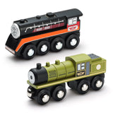 SainSmart Jr. Wooden Train Set Accessories, Magnetic Toy Car Set (10 PCS), Compatible with All Major Brands, Gift for Toddlers, Boys, and Girls Aged 3+ SainSmart Jr.