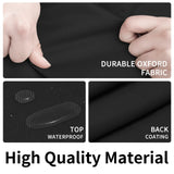 Easy-Going 4 Feet Outdoor Log Rack Cover Durable Waterproof Weatherproof Firewood Cover with Openable Front Flap, Cover ONLY (48"x24"x41", Black) Easy-Going