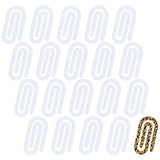 20 Pack Sublimation Paper Clips Sublimation Blank Thermal Acrylic Paperclip Mockup,4 x 2 inch Jumbo Paperclip Design for Sublimation, Creative Gift for Office, Classroom Supplies, Paperclip libfrnt