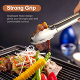 6 Pack Serving Tongs Kitchen Tongs, Buffet Tongs, Stainless Steel Food Tong Serving Tong, small tongs Dmoera