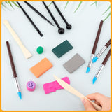 Huquary 2751 Pcs Polymer Clay Cutters for Earrings Making Polymer Clay Press Machine Jewelry Accessories Modeling Clay Sculpting Tools Clay Roller Acrylic Sheet Clay Earring Making Kit for DIY Huquary