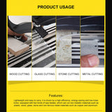 4 Inch Mini Table Saw, 90W Hobby Craft Saw Bench Top Cutting Miter Saw, 4500Rpm DIY Handmade Woodworking Metal Ceramic Glass Cutter with 3 Pieces CNCEST