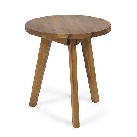 Christopher Knight Home Gino Outdoor Acacia Wood Side Table, Natural Finish Christopher Knight Home