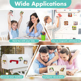 Frienda 150 Pcs Sublimation Magnet Blanks 1.97 x 1.97 x 0.16 Inch Sublimation Blank Refrigerator Magnets Decorative Square Fridge Magnet for Kitchen Wall DIY Metal Door Calendar Office Decoration Frienda