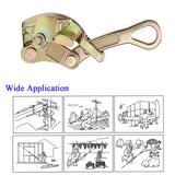 Mr.EV Cable Grip Wire Gripper Steel Cable Puller Tool for Wire Rope,Pulling 2204 Lbs (1T) Mr.EV