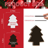 56Pcs Sublimation Magnets Blanks Bulk 28 pcs Sublimation Magnet Blanks Products 28 pcs Soft Magnetic for Kitchen Refrigerator Christmas Sublimation Onament Blanks DIY Craft AiDiYGECO