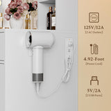 Wodeer Makeup Vanity Desk with Mirror and Lights, White Vanity with Glass Top, LED Lights & Power Outlet, 3 Drawers & 2 RGB Glass Cabinets, Adjustable Lighted Dressing Table for Women & Girls Bedroom Wodeer