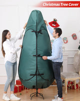 Christmas Tree Bag 9 Ft Upright Christmas Tree Storage Bag 9 Foot Tree, Christmas Tree Cover for Upright Storage Fit 8 Ft / 9 Ft / 10 Ft, Artificial Christmas Tree Storage Bag BakCover