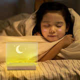 Aepiraza Wooden Rectangle Light Base, 4.3" Warm Light Display Stand Rectangle Led Lights Display Base Wooden Lighted Base Stand Warm Light Base for Glass Art Christmas Birthday Gifts (2Pcs) Aepiraza