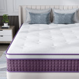 REGOSS Queen Mattress, 12 Inch Hybrid Queen Mattress, Queen Size Mattress in a Box, Plush Foam Mattress with Individually Pocketed Coils, Motion Isolation for Pressure Relief, Medium Soft REGOSS