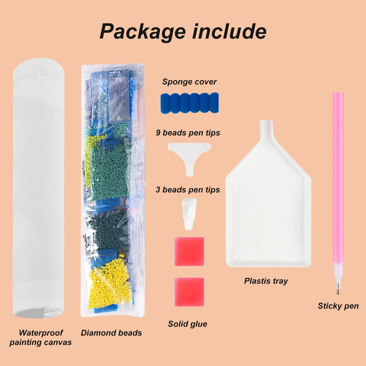 Acudotr Diamond Painting Kits for Adults, 5D DIY Diamond Art Kits for Beginners, Full Drill Diamond Painting Kits for Home Wall Decor, Dreamcatcher, 12x16 Inch Acudotr